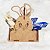 Kit Cesta de Bombom Decoração Rústica Casa Enfeites em MDF para Festa e Eventos de Páscoa Infantil Criança Coelhinho Fofinho para Pintura - Imagem 2