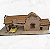Posto de Combustível Antigo escala H0 1:87 mdf corte Laser Ferromodelismo/ Maquetes/ Dioramas p/ Pintura - Imagem 4