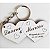 Kit Chaveiros Lembrancinha de Casamento/ Bodas mdf Personalizado - Imagem 1