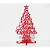 Árvore de Natal Decoração de Mesa MDF Cortado a Laser - Imagem 1