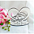 Decoração De Mesa Casamento/ Bodas Personalizada Mdf Crú Coração 15 cm - Imagem 1