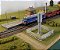 Caixa d'água Industrial Ferreomodelismo Escala HO 1;87 com Cercado Maquetes/ Modelismo p/ Pintura Decoração Ferreomodelismo - Imagem 1