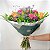 Buquê Encanto Vibrante – 12 Rosas Pink e Laranja - Imagem 1
