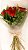 Buquê Retrô 12 Rosas Vermelhas - Imagem 4