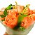 Buquê Retrô 12 Rosas Laranjas - Imagem 2