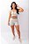 Top Bella e Short Recort Prata/Cinza - Imagem 1
