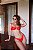 Top Angelina e Tanga Angelina Vermelho - Imagem 1