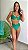 Top Tabata e Tanga Hot Pant Verde Bandeira - Imagem 1