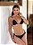 Top Cortininha Essencial e Tanga Rolote Lateral Preto - Imagem 1