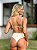 Top Kallas e Tanga Hot Pant OffWhite - Imagem 4