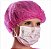 PACOTE TOUCA DE TNT DESCARTAVEL 50 UN PINK PLIN COSMETICOS - Imagem 3