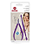 KIT ALICATE PARA CUTICULA + ESPATULA DUPLA SANDY COR ROXO MUNDIAL - Imagem 1