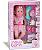 Boneca New Born Unicórnio Fofinho Faz Xixi - 8190 - DIVERTOYS - Imagem 1
