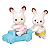 Sylvanian Families Gêmeos Coelho Chocolate -5420 Epoch - Imagem 2