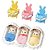 CONJUNTO CUIDA NDO DE TRIGÊMEOS SYLVNIAN FAMILIES  - 5532 EPOCH. - Imagem 3