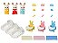 CONJUNTO CUIDA NDO DE TRIGÊMEOS SYLVNIAN FAMILIES  - 5532 EPOCH. - Imagem 2
