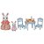 Sylvanian Families Café da Manhã Mamãe Bebê Coelhos de Neve -5682 - Epoch - Imagem 2