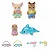 Sylvanian Families Amigos Jardim Infância Diversão Piscina - Epoch-5749 - Imagem 2