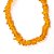 Pulseira de âmbar Elástica Cognac Bruto Chip - Imagem 2