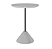 MESA LATERAL STONE P OFF WHITE / GRAFITE - IMCAL - Imagem 1