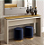 APARADOR LINCOLN OFF WHITE FOSCO/CINAMOMO - PROVINCIA - Imagem 1