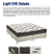 COLCHAO - CASAL -  D45 ORTOPIL - 20x138x188 - ORTOBOM - Imagem 2