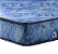 COLCHAO PORTAL CASAL 120x1880x1380 ESPUMA SUPREME D20 ROTA 66 AZUL - Imagem 2