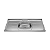 PIA DE COZINHA INOX 1,2M CUBA N4 - GHELPLUS - Imagem 1