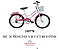 BICICLETA CAIRU 20 PRINCESS BRANCO/PINK C/ CESTA - Imagem 1