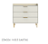COMODA PROVINCIA YVES OFFWHITE FOSCO/DOURADO - Imagem 1
