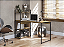 MESA INDUSTRIAL C/ 3 PRATELEIRAS FREIJO/PRETO FOSCO - KAPPESBERG - LI010 - Imagem 3