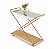CARRINHO APARADOR RUDNICK 0,97CM MAX NATURAL OFF WHITE - Imagem 1