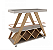 BAR TAJ RUDNICK 1M NATURAL LAM C/ OFF WHITE BRILHO - Imagem 1