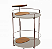 BAR MOBILE 0,62CM RUDNICK OFF WHITE/NATURAL/METAL COBRE - Imagem 1