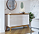 BUFFET IMCAL CLASSIC 3 PORTAS S/ESPELHO OFF WHITE/NATURE - Imagem 1