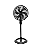 VENTILADOR DE COLUNA BRITANIA MAXX FORCE 40CM BVT450 - PRETO - Imagem 3