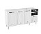 BALCAO QUADRUPLO 1,6MT 2GV S/TAMP - SMART NEW PRETO - TELASUL - Imagem 1