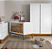 ROUPEIRO MATIC NATURE LAQUEADO 2P DE CORRER BCO SOFT/ECO WOOD - Imagem 2
