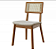 MESA BENNETT 4 CADEIRAS OLIVE - 1.15 C/ VIDRO NATURAL/OFF-WHITE - PROVINCIA - Imagem 4