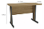 MESA SECRETARIA 1,2M KAPPESBERG - LINHA ITAPUA DE MADEIRA - 1120IT - Imagem 2