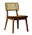 CADEIRA CLASSIC TELA FACTO MARROM/NATURE - IMCAL - Imagem 1