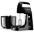 BATEDEIRA PHILCO CROME BASE CRISTAL DUO 127V PRETO - Imagem 1