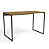 MESA SECRETARIA 1,18M KAPPESBERG - LINHA INDUSTRUAL - FREIJO/PRETO FOSCO - Imagem 2