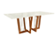MESA 2M KAPPESBERG + 8 CADEIRAS TELMA - BOUCLE TERRACOTA - Imagem 3