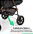 CARRINHO P/ BEBE GALZERANO ROMANO TRAVEL PTO/COBRE - Imagem 4