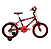 BICICLETA CAIRU 16 MTB RACER KIDS PTO/VERM - Imagem 1