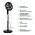 VENTILADOR DE COLUNA BRITANIA BVC41A 40CM 160W PRETO - Imagem 3