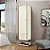 ARMARIO ALTO 2 GAV 1PORTA C/ CABIDEIRO OFF WHITE / DOURADO - KAPPESBERG - Imagem 2