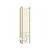 ARMARIO ALTO 2 GAV 1PORTA C/ CABIDEIRO OFF WHITE / DOURADO - KAPPESBERG - Imagem 1