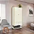 ARMARIO ALTO 2G 2P E CABIDEIRO OFF WHITE / DOURADO - KAPPESBERG - Imagem 2